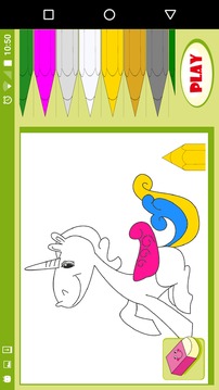 Animated, Live coloring Pony游戏截图3