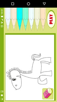 Animated, Live coloring Pony游戏截图5