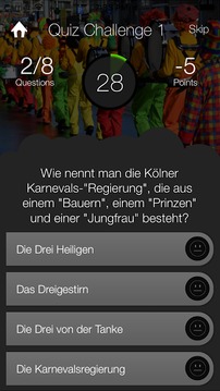 Karneval & Fasching Quiz App游戏截图3