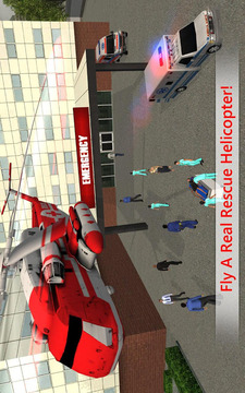 Rescue Ambulance & Helicopter游戏截图2