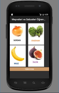 6 yaş eğitici oyun meyve sebze游戏截图4