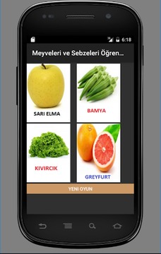 3 yaş eğitici oyun meyve sebze游戏截图5