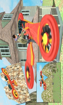 Flying Hovercraft Bike 3D游戏截图2