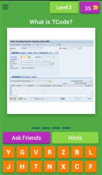 SAP TCODE QUIZ游戏截图4