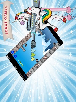 Unicorn JetPack Game For Kids游戏截图1