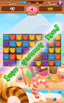 Gummy Bear Crush Match游戏截图2