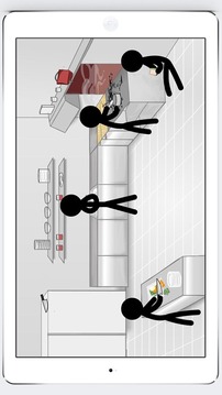 Stickman Death Kitchen游戏截图4