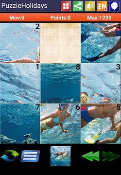 Sliding Puzzle Holidays游戏截图2