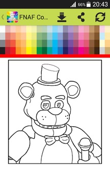 Coloring Pages Five Nights游戏截图1