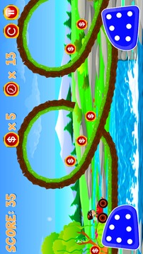 Angry Bean Hill Climb Racing游戏截图1