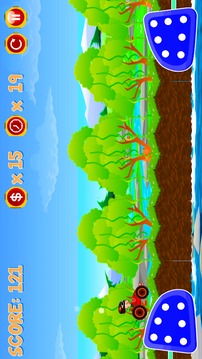 Angry Bean Hill Climb Racing游戏截图2