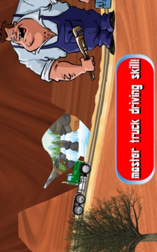 Truck Driver Hill Rcing游戏截图3