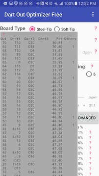 Dart Out Optimizer Free游戏截图4