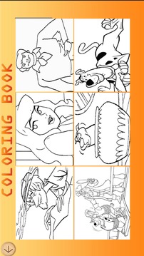 Coloring Book Scooby Doo游戏截图2