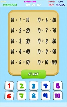 Multiplication Table - MathCat游戏截图5