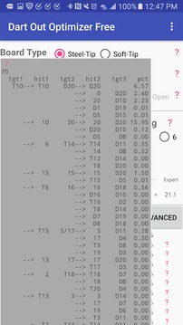 Dart Out Optimizer Free游戏截图3