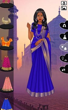 ❊ Indian Sari dress up ❊游戏截图3