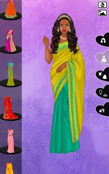 ❊ Indian Sari dress up ❊游戏截图4