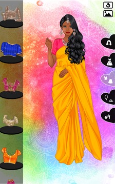 ❊ Indian Sari dress up ❊游戏截图5