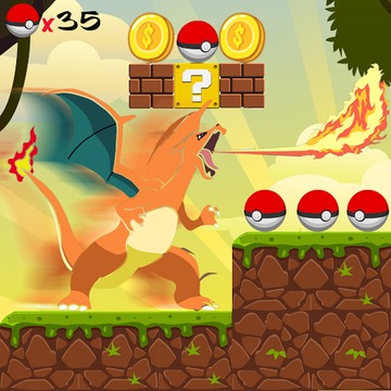 Temple ChariZard Smash Jungle游戏截图1