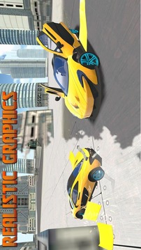 Flying Sports Car Simulator游戏截图2