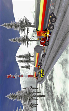 驱动 雪 山 油 卡车游戏截图5