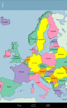 欧洲地图拼图游戏截图3