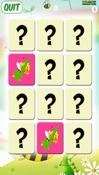 Kids Memory Bees Free Games游戏截图1