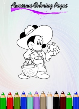 How To Color Mickey Mouse Game游戏截图3
