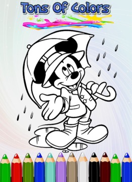 How To Color Mickey Mouse Game游戏截图1