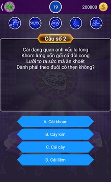 Triệu Phú Troll Triệu Phú Xoáy游戏截图3