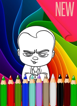 How To Color Baby boss Game游戏截图1