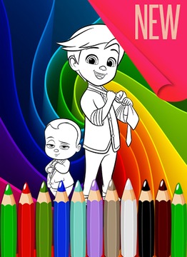 How To Color Baby boss Game游戏截图2