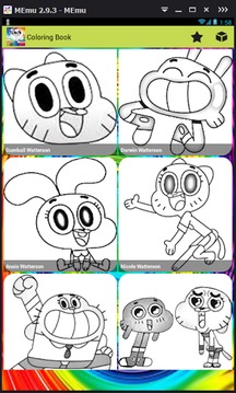 coloring game for gumball-draw游戏截图2