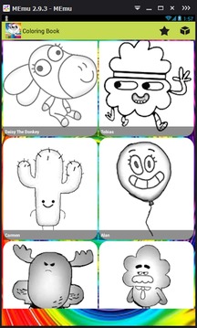coloring game for gumball-draw游戏截图3
