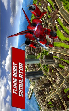 Flying Robot Simulator 3D游戏截图1