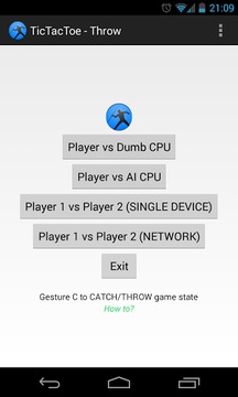 Throw - TicTacToe游戏截图1