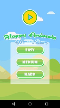 Happy Animals Memory Game游戏截图1