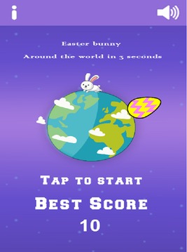 Easter bunny with Easter eggs游戏截图1