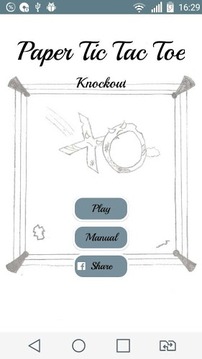 Paper Tic Tac Toe Knockout游戏截图1