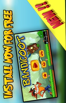 Bandicoot Adventure In Jungle游戏截图1