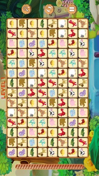 Onet Connect Jungle Animal游戏截图1