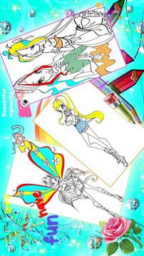 WinX Coloring Book游戏截图1
