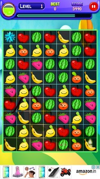 Funny Fruits Blast游戏截图2