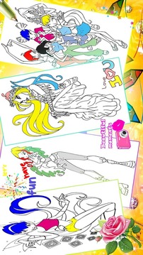 WinX Coloring Book游戏截图3
