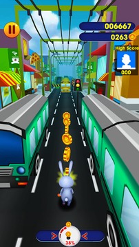 Bunny Subway Surfers游戏截图4