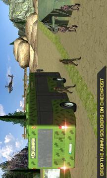 Army Bus Transporter Driver游戏截图2