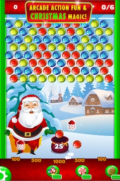 Bubble Christmas Candy Pop游戏截图2