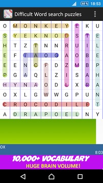 Difficult Word Search Puzzles游戏截图4