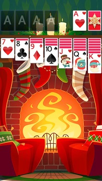 Solitaire Warm Christmas Theme游戏截图5